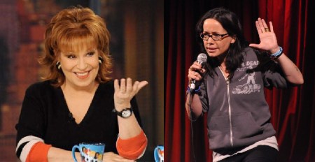 Joy Behar and Janeane Garofalo
